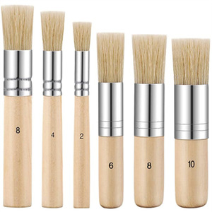Pinceaux à poils naturels de qualité supérieure, manche en bois, pour aquarelle, <span class=keywords><strong>peinture</strong></span> <span class=keywords><strong>acrylique</strong></span>, <span class=keywords><strong>peinture</strong></span> à l'huile, <span class=keywords><strong>pinceau</strong></span> plat - Product Image 1