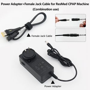 Cargador adaptador de 72W 24V CC/CA compatible con cable de alimentación Resmed S11 CPAP CC 24V - Product Image 2