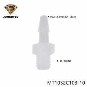 Filetage mâle UNF en plastique à queue de tuyau cannelée Connecteurs de tuyaux à filetage mâle Raccords de tubes barbelés de qualité médicale - Product Image 4