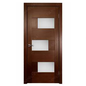 Puerta abatible de madera abatible para dormitorio interno clásico, puerta abatible de madera pintada para dormitorio americano - Product Image 5