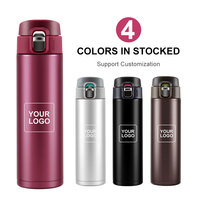 Bouteille isotherme 500ml en acier inoxydable, contenant isolé sous vide, Thermos, bon marché, vente en gros