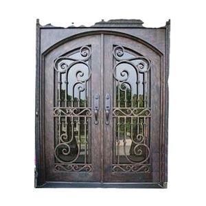 Immeuble d'appartements en acier fer forgé portes d'entrée à vendre à coupure thermique - Product Image 1