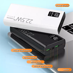 PD ขายส่งผลิตโลหะ 20000mah ชาร์จด่วน 3.0 20000 mah 22.5w ธนาคารพลังงาน - Product Image 4