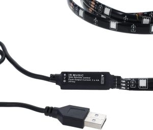 Tira de Luces LED Inteligente RGB SMD5050 IP65 Flexible para Decoración, Retroiluminación de TV, con Control Remoto/Regulable por Infrarrojos, Venta al Por Mayor - Product Image 2