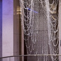 Lustre contemporain en cristal ANNO, design branche, éclairage personnalisé pour villa et escalier
