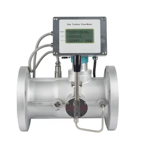 Medidor de fluxo para turbina de gás lpg, com medidor de temperatura e pressão