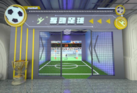 Jeu de sport interactif mural 3-en-1 multijoueur, jeu de sport numérique AR, jeu Omniball, équipement sportif AR pour adultes et enfants