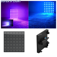 Matrice lumineuse dorée 7x7, 441 LED RGB + 49 LED dorées, contrôle DMX512 par pixel pour scène DJ