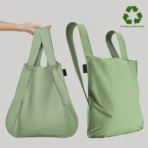 Bolsa de viagem reutilizável em lona de algodão sublimação ecológica com logotipo impresso personalizado para mulheres
