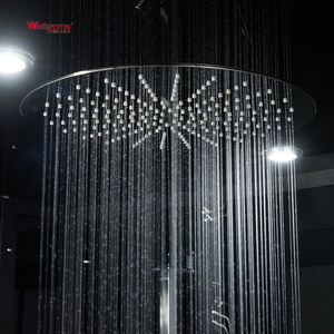 Case di vetro portatili bagno turco a vapore portatile s.s rubinetto in ottone a cascata getti in ottone doccia con massaggio - Product Image 6