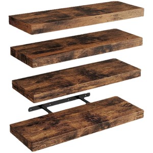 Estantes Flotantes Modernos <span class=keywords><strong>de</strong></span> <span class=keywords><strong>Madera</strong></span> Resistente, Juego <span class=keywords><strong>de</strong></span> Estantes <span class=keywords><strong>de</strong></span> Pared <span class=keywords><strong>de</strong></span> 36 Pulgadas, 2 Soportes Invisibles <span class=keywords><strong>para</strong></span> Baño, Sala <span class=keywords><strong>de</strong></span> Estar, Cuarto <span class=keywords><strong>de</strong></span> Niños, 8 Pulgadas - Product Image 5