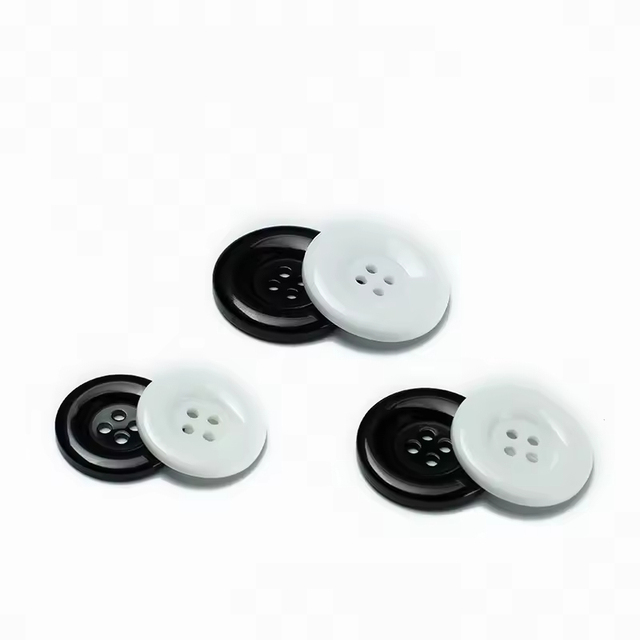 Wholesale Custom Sewing Flatback 4 Hole Polo Shirt Resin Polyester Plastic Buttons for Children Clothing