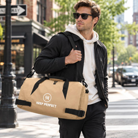 Sac de sport et de fitness léger et imperméable avec logo personnalisé, style sac de rangement pour chaussures, pour hommes et femmes