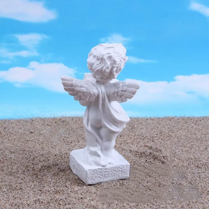 Artesanía de resina de Ángel blanco ecológico transfronterizo, adornos de <span class=keywords><strong>terapia</strong></span> psicológica, figuras para escritorio del hogar, regalos de paisaje - Product Image 2