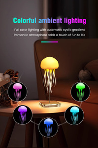 Lámpara de Noche con Forma de Medusa Bailarina de Dibujos Animados, Luces de Navidad con Gradiente, Linda Lámpara de Noche con Forma de Medusa, Control por Voz, Luces de Navidad - Product Image 3