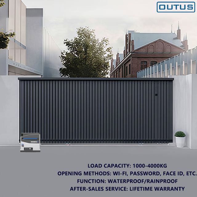 OREDY Heavy Duty Automatic Sliding Gate Opener Kit 1000kg for Driveway Gate with Remote Control