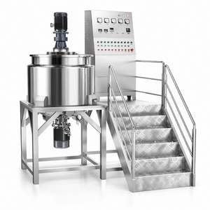 Cuve de mélange et de chauffage industrielle pour la fabrication de savon avec agitateur, petite capacité 50L 100L, 1 à 60 tr/min - Product Image 1