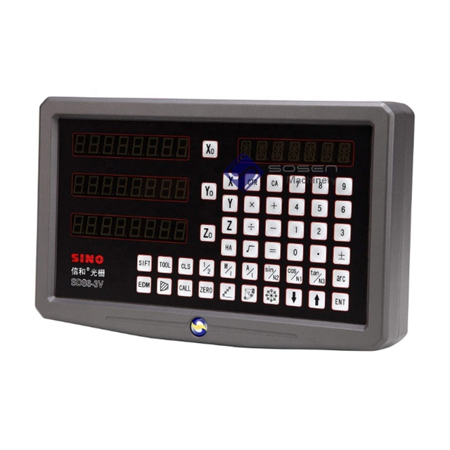 Digital Readout 3 Axis SINO DRO with Motor Core Components High Precision 0.005mm Accuracy for Milling Machine