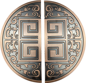 Maniglia Grande Semi-Circolare dal Design Moderno e Retrò <span class=keywords><strong>per</strong></span> Porte in Vetro di Hotel, Appartamenti, Soggiorni e Bagni - Product Image 2
