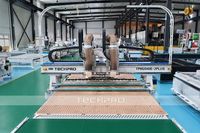 Router CNC de Doble Cabezal con Cambio Automático de Herramienta (ATC) para Producción de Paneles Grandes, Gabinetes Personalizados y Muebles