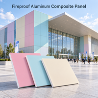 Panneau composite en aluminium ignifuge de 4 mm 4x8 pieds, grain de bois foncé, ACP pour la décoration intérieure des magasins