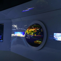 Écrans de projection personnalisables de 1500 mm de diamètre, écran sphérique, usine de projection de cinéma en Chine, OEM/ODM