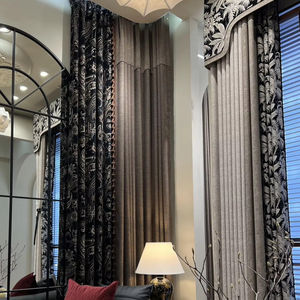 Hochwertige Chenille-Stoff Verdunkelungsvorhänge mit Sichtschutz und Raumruhe für Schlafzimmer Großhandel Vorhänge - Product Image 1