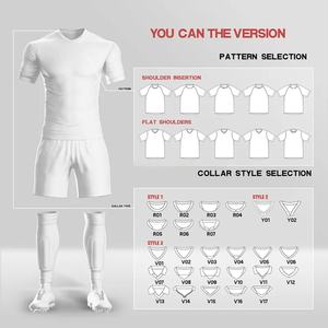 Hochwertiges Polyester-Fußball-Kit Atmungsaktive Fußball trainings geräte Kunden spezifischer Druck Futbol Camisetas Camisetas De Futbol - Product Image 6