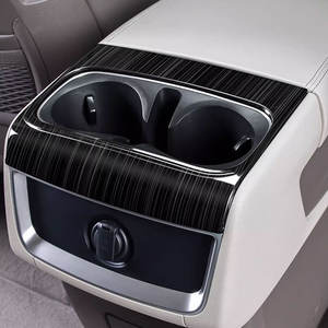 Accesorios interiores de acero inoxidable automotriz OEM para 2021 <span class=keywords><strong>Kia</strong></span> <span class=keywords><strong>Carnival</strong></span> 2nd Drain Cup Panel Trim Frame - Product Image 3