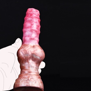 YOCY 8.7 Inch Realistic Dog Penis Big Knot 6.6cm Vaginal Anal Sex Pleasure Soft Silicone Sex <b>Toy</b> <b>for</b> Women <b>Men</b> Hnad-Free Play - Product Image 3