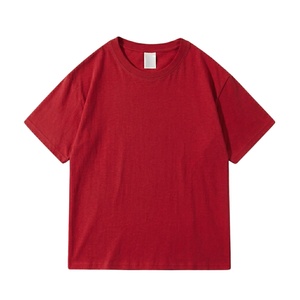 Men's solid color Oversized casual <b>T</b>-<b>Shirt</b> Custom <b>Polyester</b> / Cotton Drop Shoulder Plain Blank fashion Crew Neck luxury <b>t</b> <b>shirt</b> - Product Image 1