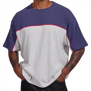 Nouveau design, coupe classique, t-shirt en tricot pour homme, col rond, grande taille, coupe ample, manches courtes, séchage rapide, respirant, personnalisable - Product Image 1