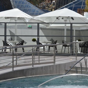 Wholesale <strong>3M</strong> 4M 5M 6M Radii Aluminum Alloy UV Protective <strong>Outdoor</strong> Large Patio Big <strong>Umbrellas</strong> Restaurant <strong>Umbrella</strong> For Cafe Hotel