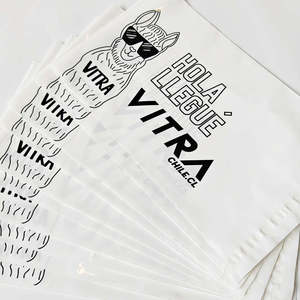 Sacs d'expédition en polyéthylène avec logo personnalisé, enveloppes biodégradables et recyclables, emballages pour supermarchés et e-commerce, fond carré - Product Image 4