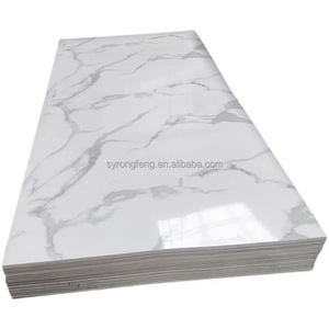 Lámina de PVC con Diseño Gráfico de Mármol, de Alto Brillo, Impermeable, Ignífuga, Insonorizante, Geométrica, Moderna, Compuesta, con Protección UV - Product Image 2