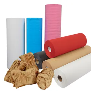Biologisch abbaubares Recycling papier Polster folie Waben papier Verpackungs rolle Waben papier