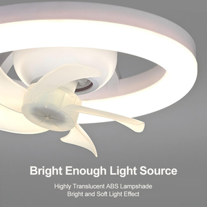 Trong nhà Nhiệt Nhà phòng khách phòng tắm ổ cắm <span class=keywords><strong>E27</strong></span> bóng đèn thông minh thay đổi độ sáng dẫn ánh sáng trần với fan hâm mộ và điều khiển từ xa - Product Image 3