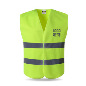 Likai Reflective Safety Vest Xl Custom Logo Construction Traffic Cycling Work Wear High Visibility Vest - Product Image 5