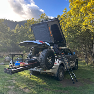 Tente de toit rigide SAN HIMA Slimline légère 73 kg 138 mm avec charge USB, conduit de climatisation et éclairage LED pour SUV, Jeep, 4x4 - Product Image 5