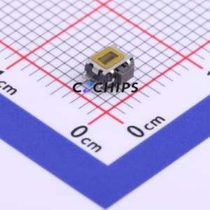 GT-TC045B-H036-L1A Tactile Switch SMD Switch Single Pole Single Throw Rectangle Button 2.5N Horizontal Mount - Product Image 1