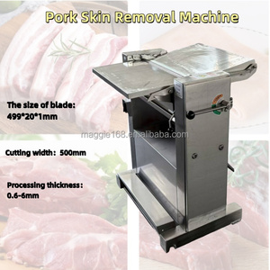 Rebanadora de Carne de Acero Inoxidable de Alta Eficiencia, Rebanadora Comercial Semiautomática para Carne de Res, <span class=keywords><strong>Cerdo</strong></span> y Jamón, Cuchilla de Acero Inoxidable - Product Image 4