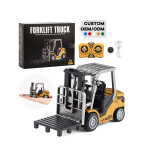 Model mainan Forklift kendali jarak jauh, mobil mainan <span class=keywords><strong>RC</strong></span>, mobil Forklift truk teknik <span class=keywords><strong>RC</strong></span>, Model mainan derek 1:64 simulasi 2.4G - Product Image 1