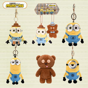Llavero Universal con Muñeco Minion, Oso Tim de Peluche, para Mujer, Despicable Me, Alivio del Estrés - Product Image 1