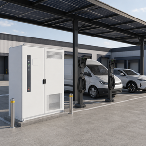 Sistema de Carga para Vehículos Eléctricos StarCharge de 480kW DC para Microredes, con 320kW de Energía Solar Fotovoltaica y 418kWh de Almacenamiento, para Contratistas EPC y CPOs - Product Image 1
