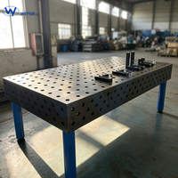Banc de travail de soudage 3D robuste, directement de l'usine, 1000x800x200mm |   Plateforme en acier avec échelle laser pour la réparation industrielle