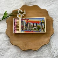 Allumettes de sécurité extra longues de qualité supérieure, 270 unités, lot de 6, en bouteille de verre, VLong Vintage, épaisses, pour brûleurs à bois, foyers, barbecues