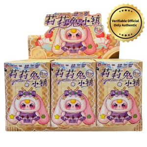 100% Auténtico, Caja de 6 Piezas, Muñecos de Peluche de Vinilo Kawaii de la Serie Three Lily Rabbit Town V4, Regalos Creativos y Lindos de PVC para Niños - Product Image 1