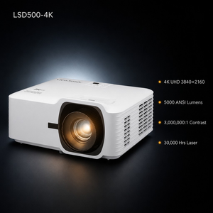 Proyector 4K ViewSonic LSD500-4K 5000 ANSI Lúmenes, Proyector Láser DLP 3000000:<span class=keywords><strong>1</strong></span>, Cine en Casa - Product Image 1