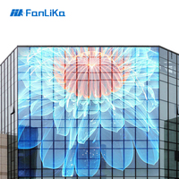Film d'écran LED transparent ultra-fin pour vitrine, affichage publicitaire holographique 3D pour signalisation numérique sur verre de magasin
