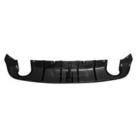 Diffuseur de pare-chocs arrière en plastique aspect fibre de carbone avec LED pour Dodge Charger Widebody 2020 2021 2022 2023